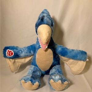 Build-A-Bear Blue and Cream Pterodactyl Stuffed Animal